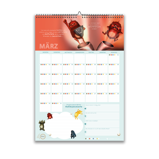 Familienkalender 2026 – Unser Jahr voller Gefühl