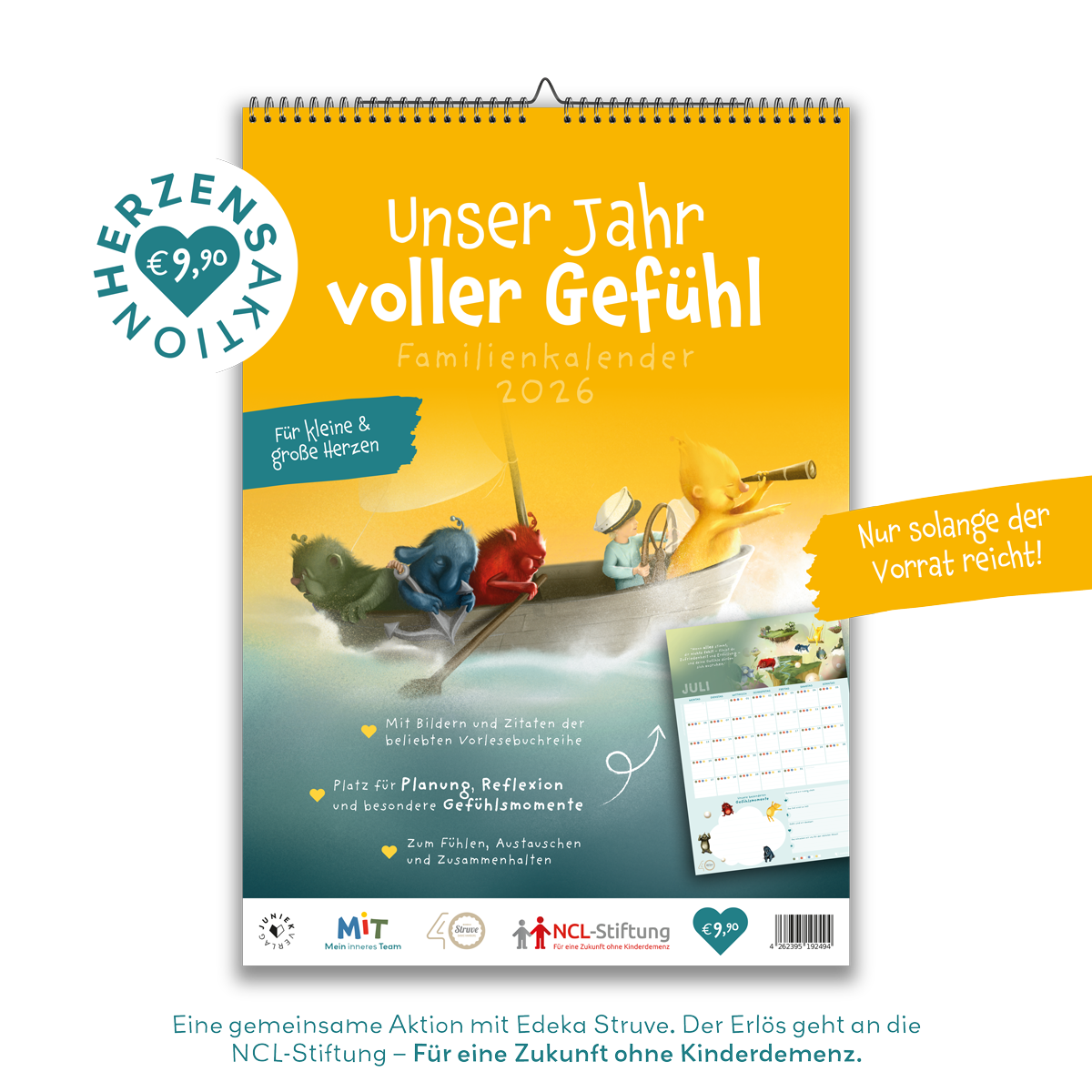 Familienkalender 2026 – Unser Jahr voller Gefühl