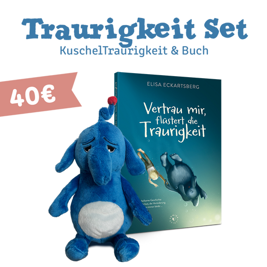 Traurigkeit-Set - KuschelTraurigkeit & Buch